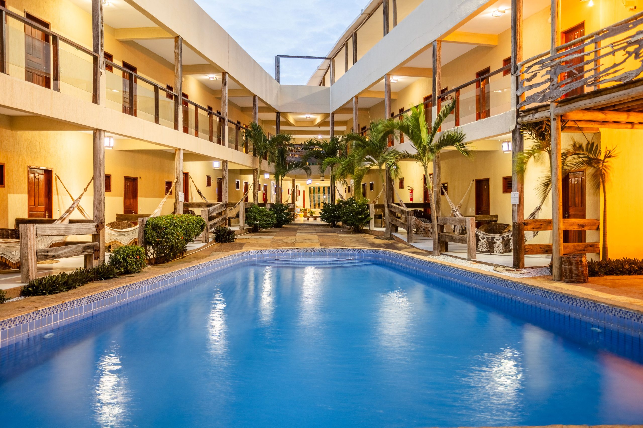 piscina do hotel mare mansa em jericoacoara